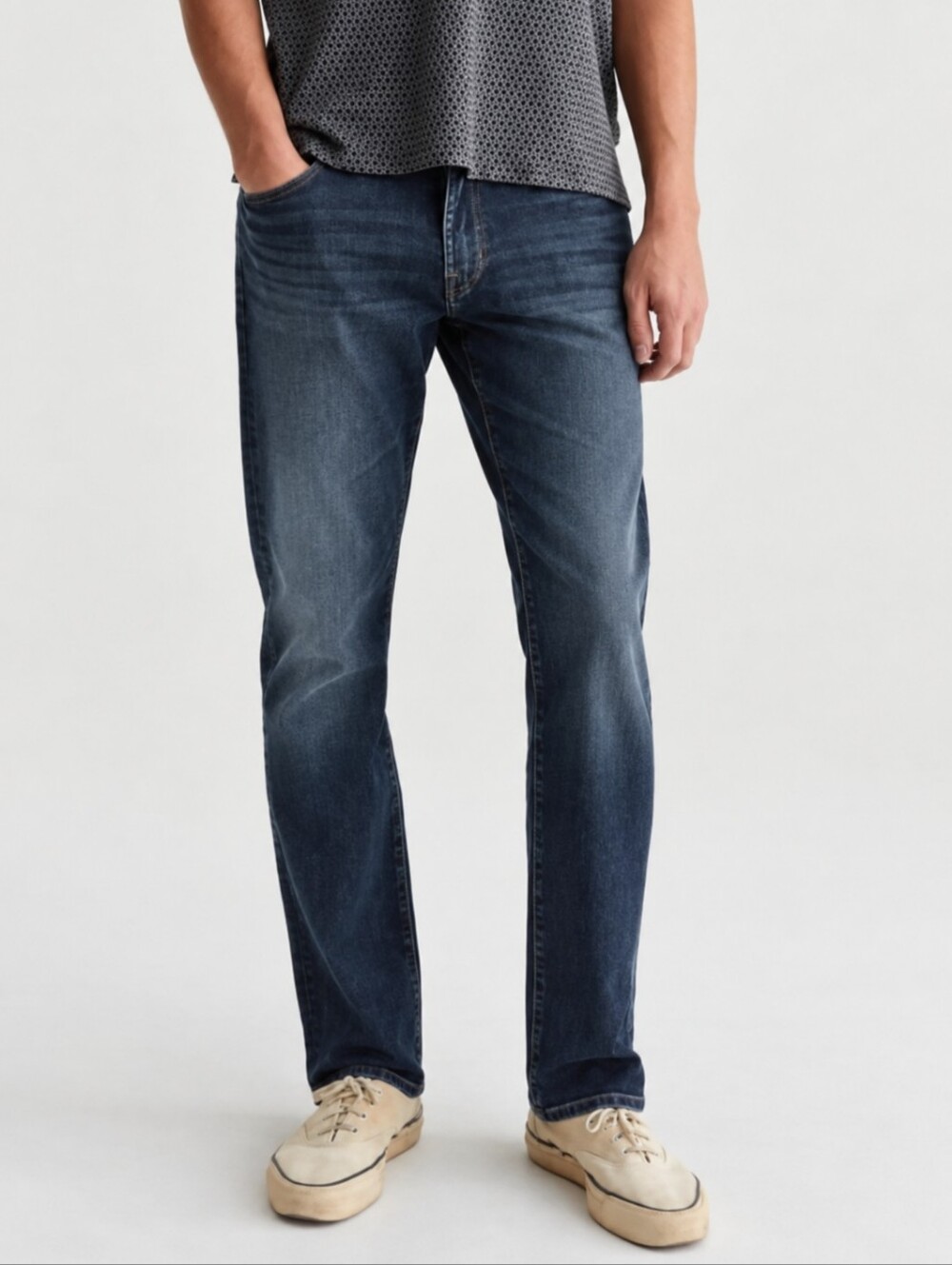 ❤ AG ADRIANO GOLDSCHMIED GRADUATE TAILORED DENIM 360 JEANS, 31